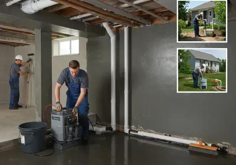 Basement Waterproofing and Flood Prevention process in Peach Springs, AZ